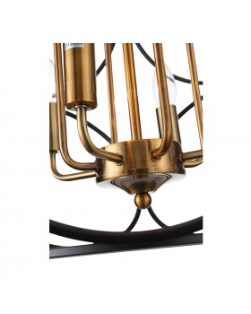 SL1012.423.08 Светильник подвесной ST-Luce Золотистый/Черный E14 8*40W CEZINO-foto14