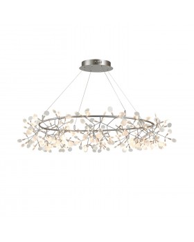 SL379.103.216 Люстра подвесная ST-Luce Серебристый/Белый LED 216*0,5W 3500K RAFINA