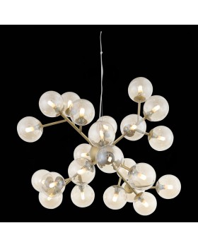 SL438.203.24 Люстра подвесная ST-Luce Золотистый/Коньячный G9 24*5W PALLЕRE-foto4