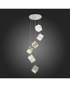 SL1182.103.06 Светильник подвесной ST-Luce Хром/Прозрачный, Хром G9 6*5W RIELLO-foto4