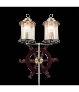 SL150.305.02 Торшер ST-Luce Бронза, коричневый/Прозрачный с эфектом трещин E27 2*40W VOLANTINO-foto4