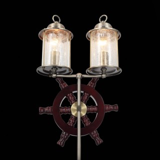 SL150.305.02 Торшер ST-Luce Бронза, коричневый/Прозрачный с эфектом трещин E27 2*40W VOLANTINO-foto4