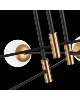 SL1203.402.06 Люстра потолочная ST-Luce Бронза,Черный/Белый E27 6*40W LIMANO-foto7