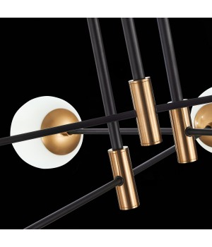 SL1203.402.06 Люстра потолочная ST-Luce Бронза,Черный/Белый E27 6*40W LIMANO-foto7