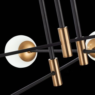 SL1203.402.06 Люстра потолочная ST-Luce Бронза,Черный/Белый E27 6*40W LIMANO-foto7