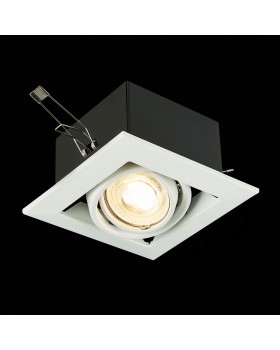 ST250.558.01 Св-к встр. Черный, Белый GU10 1*50W IP20 L126xW126xH70 220V Без ламп HEMI-foto9