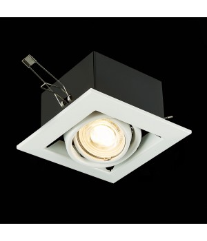 ST250.558.01 Св-к встр. Черный, Белый GU10 1*50W IP20 L126xW126xH70 220V Без ламп HEMI-foto9