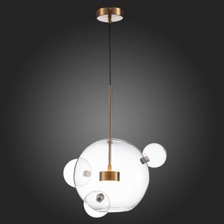 SL1133.203.01 Светильник подвесной ST-Luce Латунь/Прозрачный LED 1*14W 3000K BOPONE-foto7