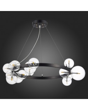 SL1165.403.15 Светильник подвесной ST-Luce Черный/Прозрачный G4 15*5W NECTON-foto4