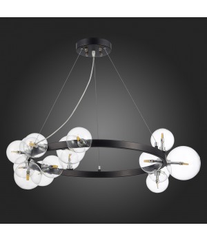 SL1165.403.15 Светильник подвесной ST-Luce Черный/Прозрачный G4 15*5W NECTON-foto4