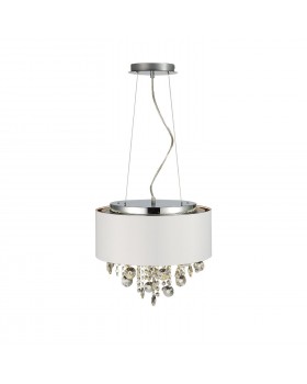 SL1350.503.04 Светильник подвесной ST-Luce Хром/Белый, Золотистый, Прозрачный E14 4*40W LACCHIA-foto13