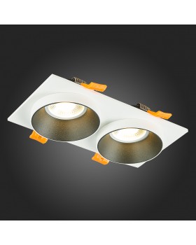 ST206.528.02 Св-к встр. Белый GU10 2*50W IP20 L175xW92xH38 220V Без ламп CHOMIA-foto7