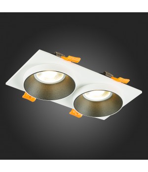 ST206.528.02 Св-к встр. Белый GU10 2*50W IP20 L175xW92xH38 220V Без ламп CHOMIA-foto7