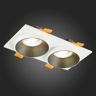 ST206.528.02 Св-к встр. Белый GU10 2*50W  IP20 L175xW92xH38 220V Без ламп CHOMIA-foto7