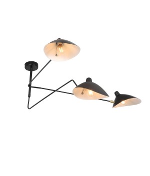 SL305.402.03 Люстра потолочная ST-Luce Черный/Черный, Белый E27 3*60W SPRUZZO-foto2