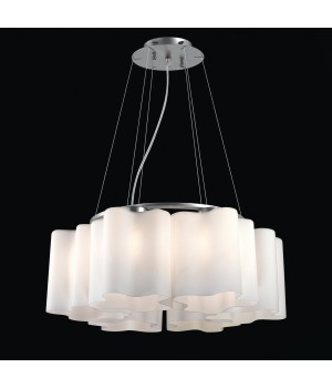 SL116.503.06 Люстра подвесная ST-Luce Серебристый/Белый E27 6*60W ONDE-foto2