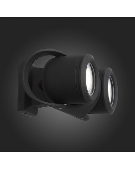 SL093.401.02 Светильник уличный настенный ST-Luce Черный/Черный, Прозрачный G5,3 2*3W ROUND-foto9