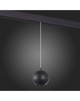 ST354.433.12 Магнитный трековый светильник подвесной Черный LED 1*12W 3000K 750Lm Ra>80 36° IP20 D100xH92 48V BOLE-foto6
