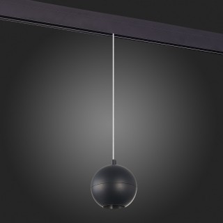 ST354.433.12 Магнитный трековый светильник подвесной Черный LED 1*12W 3000K 750Lm Ra>80 36° IP20 D100xH92 48V BOLE-foto6