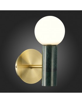 SL1210.401.01 Светильник настенный ST-Luce Золотистый, Черный/Белый G9 1*5W PIETRA-foto5