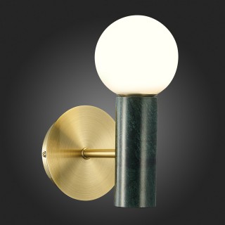 SL1210.401.01 Светильник настенный ST-Luce Золотистый, Черный/Белый G9 1*5W PIETRA-foto5