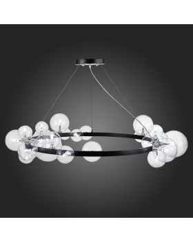 SL1165.403.24 Светильник подвесной ST-Luce Черный/Прозрачный G4 24*5W NECTON-foto3