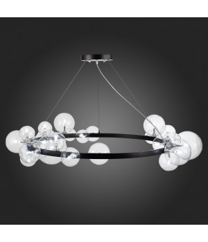 SL1165.403.24 Светильник подвесной ST-Luce Черный/Прозрачный G4 24*5W NECTON-foto3