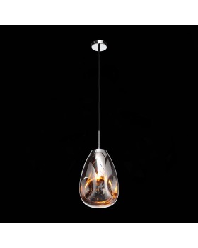 SL328.103.01 Светильник подвесной ST-Luce Хром/Янтарный E27 1*60W AEREO-foto5