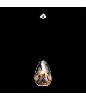 SL328.103.01 Светильник подвесной ST-Luce Хром/Янтарный E27 1*60W AEREO-foto5