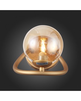 SL1502.201.01 Светильник настенный ST-Luce Золотистый/Янтарный G9 1*5W LEGATEZZA-foto3