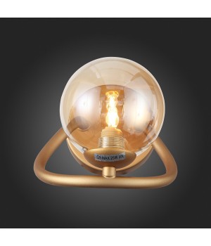 SL1502.201.01 Светильник настенный ST-Luce Золотистый/Янтарный G9 1*5W LEGATEZZA-foto3