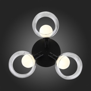 SL1483.402.03 Светильник потолочный ST-Luce Черный/Прозрачный, Белый G9 3*5W ELLETO-foto15