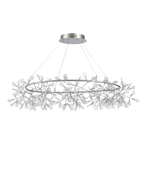 SL379.103.216 Люстра подвесная ST-Luce Серебристый/Белый LED 216*0,5W 3500K RAFINA-foto2