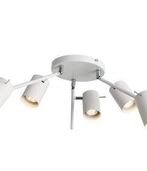 SL597.502.06 Люстра подвесная ST-Luce Белый/Белый GU10 6*3W FANALE-foto10