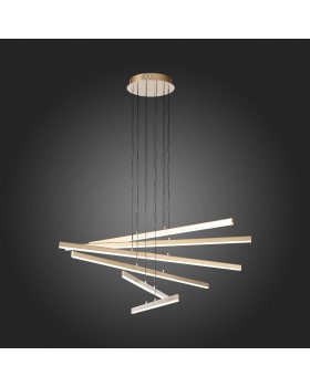 SL394.223.06 Светильник подвесной ST-Luce Матовое золото/Белый LED 6*16,6W 4000K BASONI-foto4