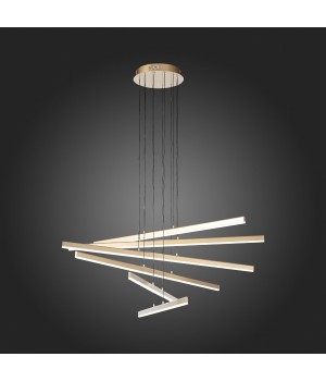 SL394.223.06 Светильник подвесной ST-Luce Матовое золото/Белый LED 6*16,6W 4000K BASONI-foto4
