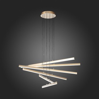 SL394.223.06 Светильник подвесной ST-Luce Матовое золото/Белый LED 6*16,6W 4000K BASONI-foto4