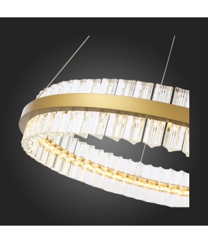SL383.213.01 Светильник подвесной ST-Luce Матовое золото/Прозрачный LED 1*44W 3000K CHERIO-foto6