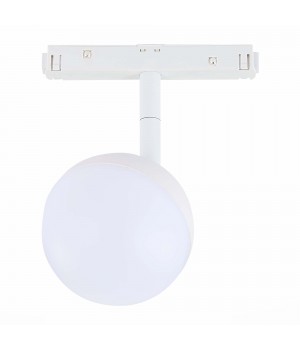 ST358.536.07 Магнитный трековый светильник белый LED 1*7W 3000K 520Lm Ra>80 120° IP20 L120xW90xH192 48V PIBOLE-foto3