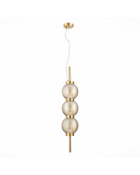 SL1155.303.03 Светильник подвесной ST-Luce Латунь/Коньячный E14 3*40W MARENA-foto2