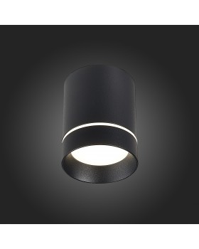 ST115.432.07 Светильник потолочный Черный LED 1*7W 3000K 490Lm Ra>90 120° IP20 D79xH100 170-240V ST115-foto4