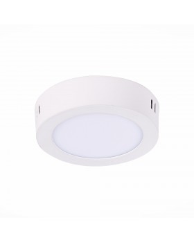 ST112.542.06 Светильник настенно-потолочный Белый LED 1*6W 4000K 370Lm Ra80 120° IP20 D110xH28 90-265V NUBES-foto2