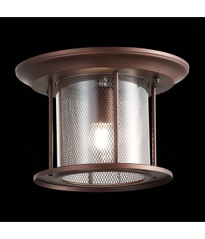 SL080.402.01 Светильник уличный потолочный ST-Luce Темный кофе/Прозрачный, Темный кофе E27 1*60W LASTERO-foto3