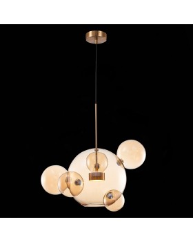 SL1133.313.01 Светильник подвесной ST-Luce Латунь/Коньячный LED 1*10W 3000K BOPONE-foto4