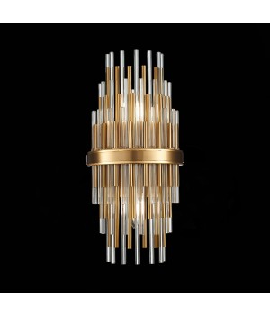 SL1628.301.02 Бра ST-Luce Латунь/Прозрачный, Латунь E14 2*40W TERAMO-foto3