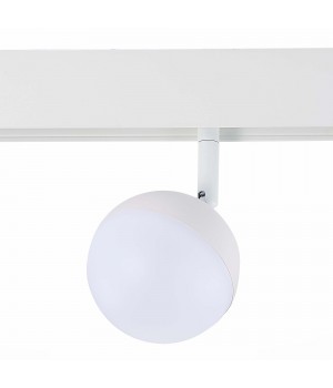 ST358.536.07 Магнитный трековый светильник белый LED 1*7W 3000K 520Lm Ra>80 120° IP20 L120xW90xH192 48V PIBOLE-foto2