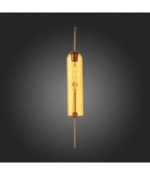 SL1145.391.01 Светильник настенный ST-Luce Латунь/Янтарный E27 1*60W CALLANA-foto9