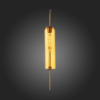 SL1145.391.01 Светильник настенный ST-Luce Латунь/Янтарный E27 1*60W CALLANA-foto9