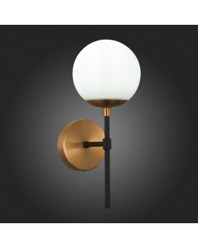 SL1203.401.01 Бра ST-Luce Бронза,Черный/Белый E27 1*40W LIMANO-foto5