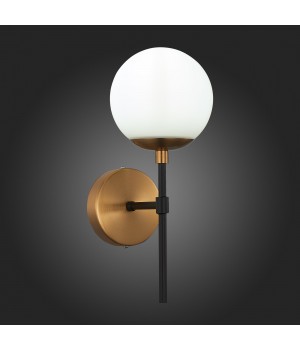 SL1203.401.01 Бра ST-Luce Бронза,Черный/Белый E27 1*40W LIMANO-foto5